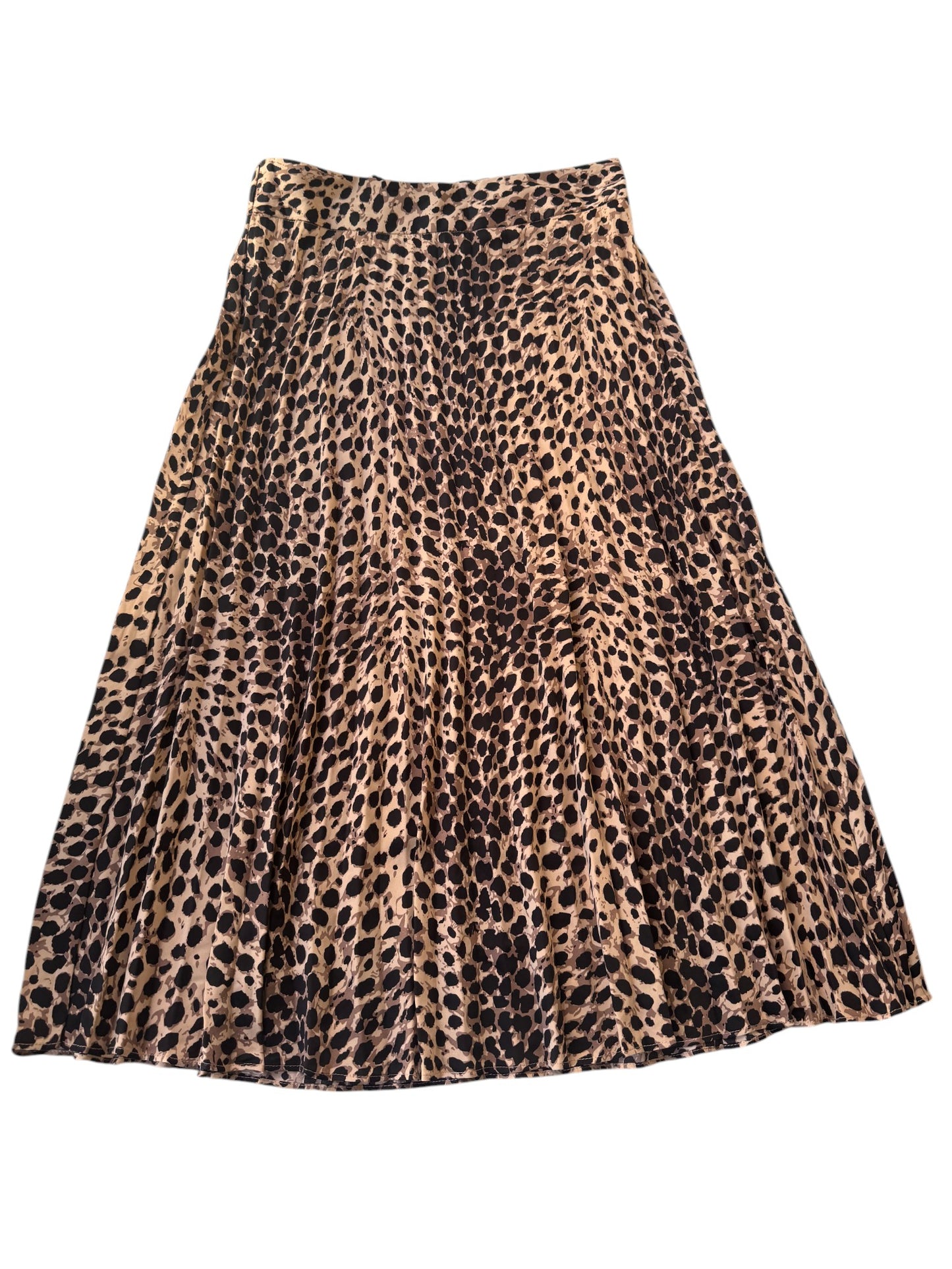 Pimkie Pleated Animal Print Midi Skirt – Effortless Chic