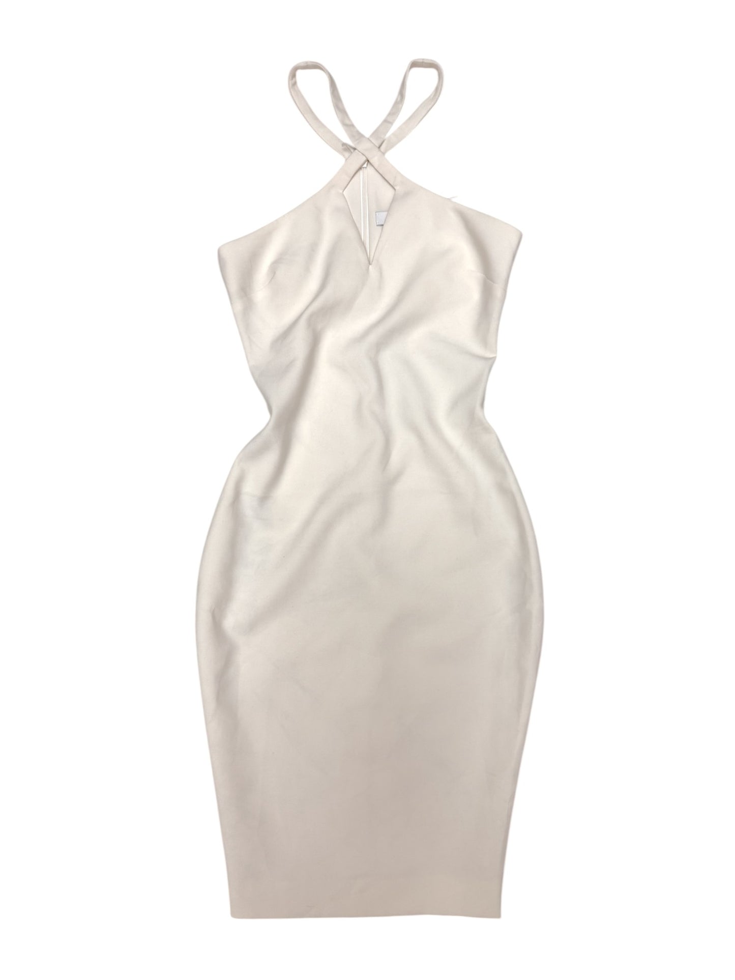 LIKELY White Halter Bodicon Party Dress – Classy Occasion wear