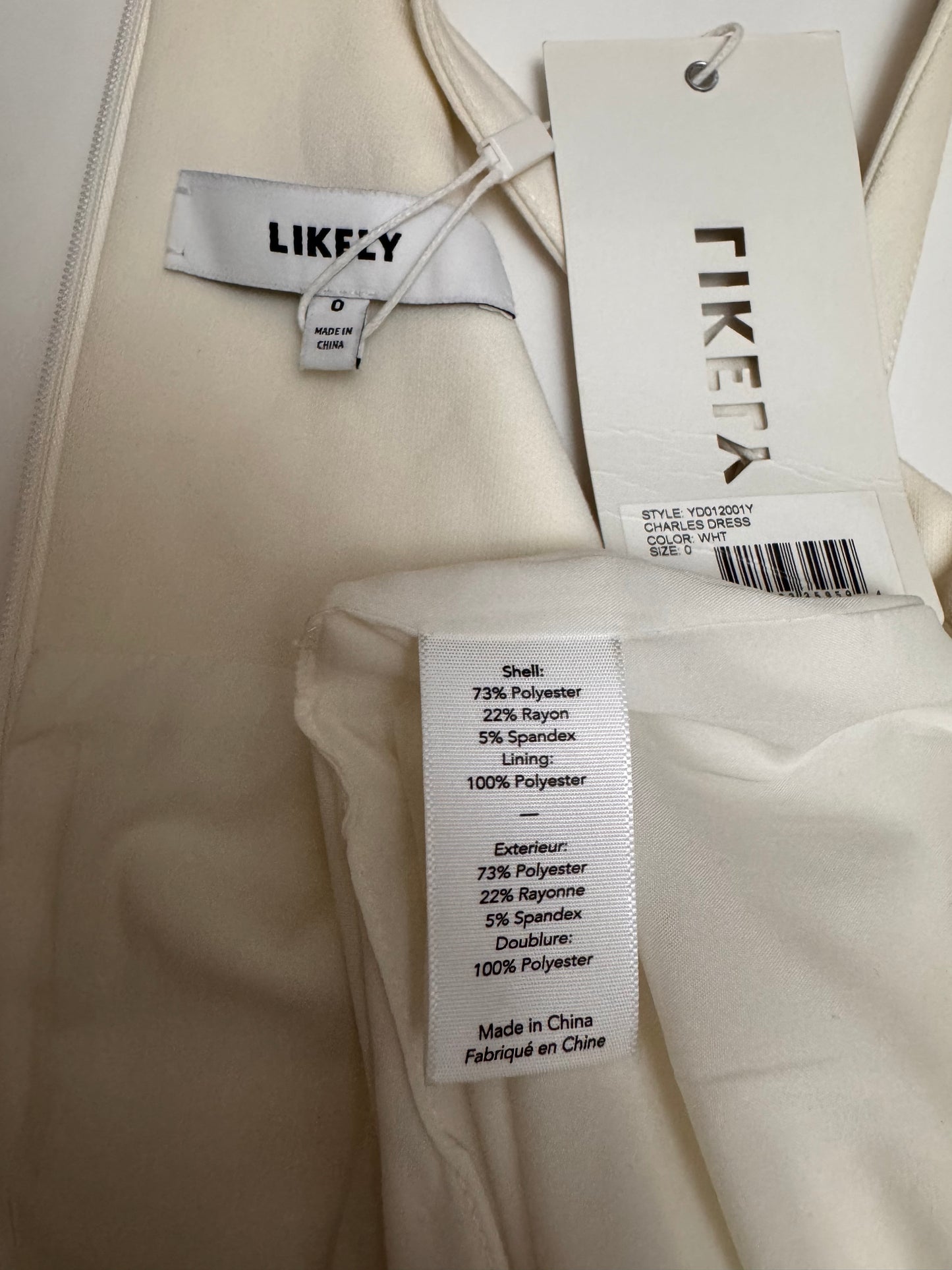 LIKELY White Halter Bodicon Party Dress – Classy Occasion wear