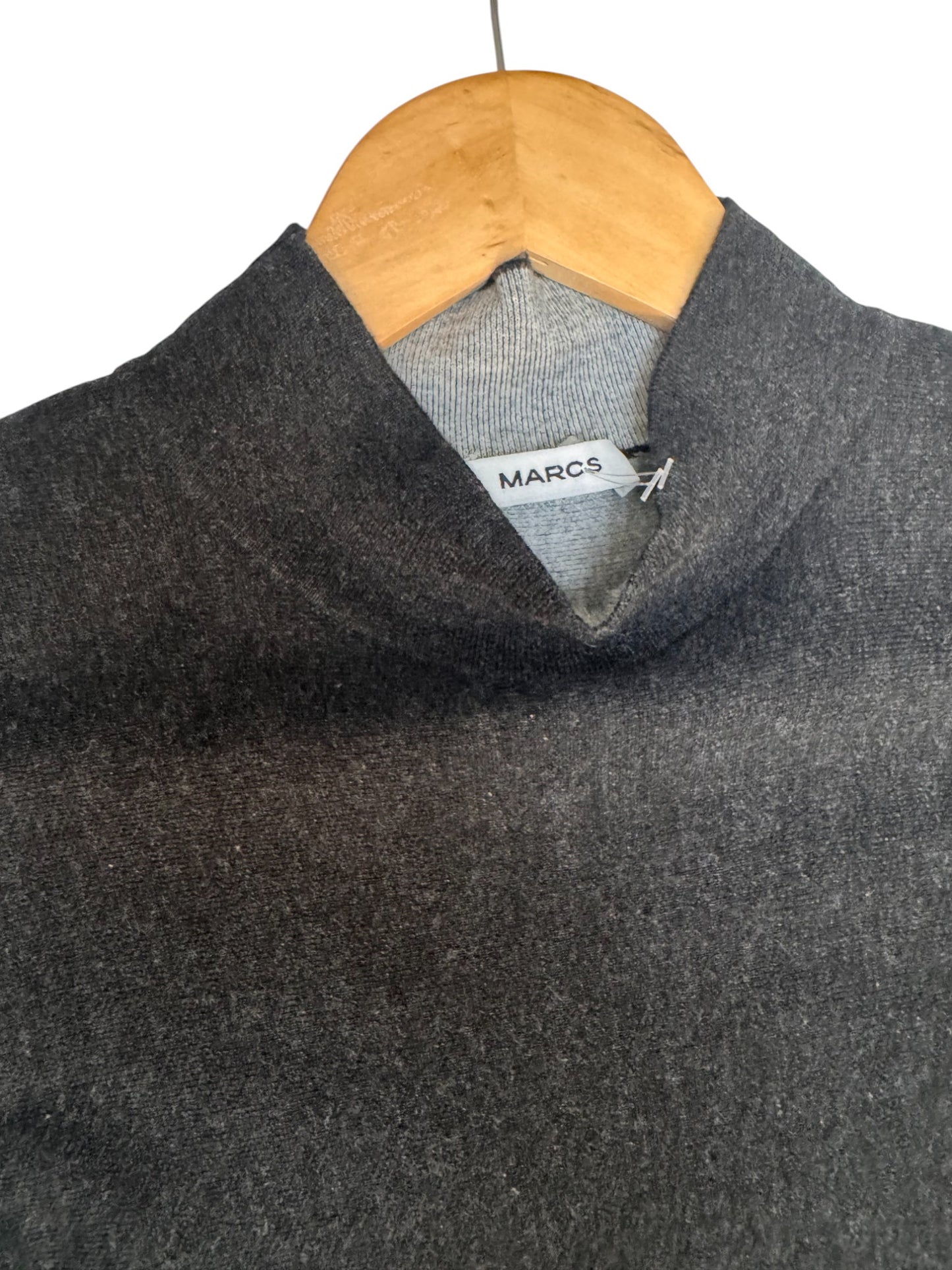 Marcs Grey Turtleneck Wool Blend Shift Dress – Size S