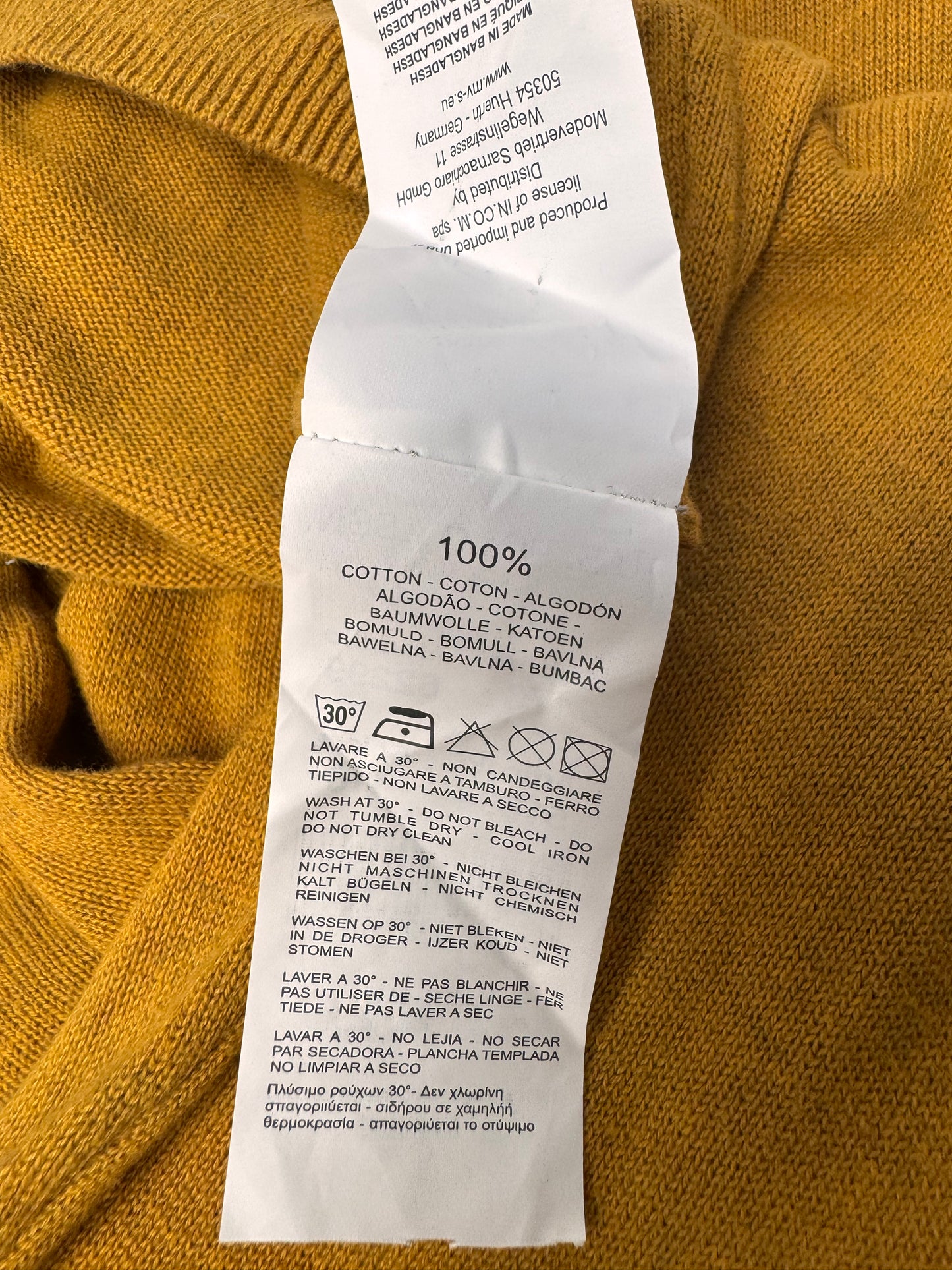 Vintage US Polo Assn. Mustard Turtleneck Sweater