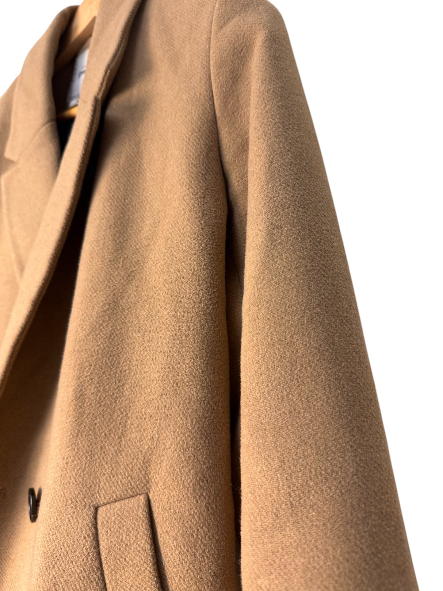 Pimkie Wool-Blend Camel Trench Coat