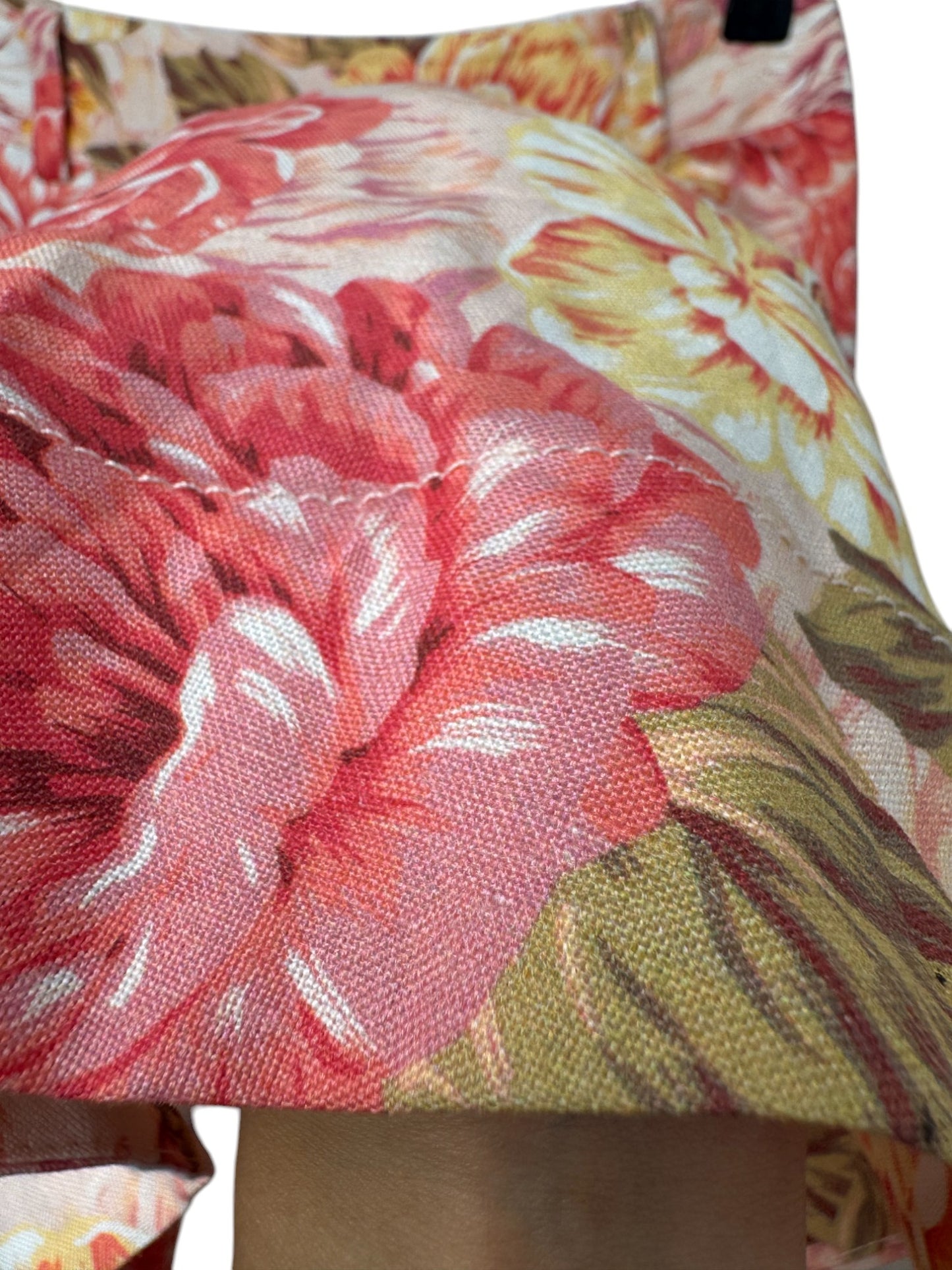 Portmans Floral Print Pink Flounce Skirt
