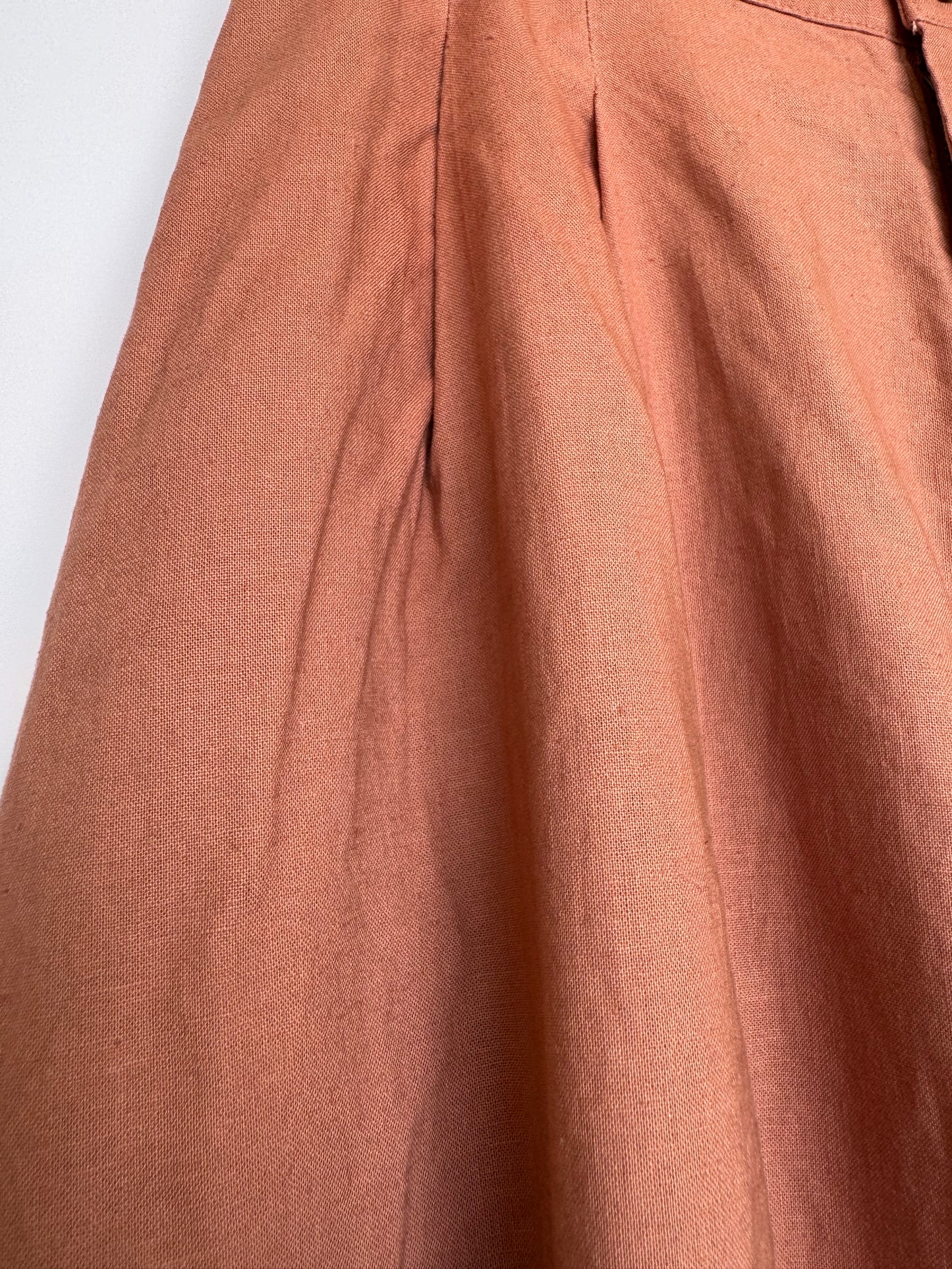 Terracotta Wide-Leg Culottes