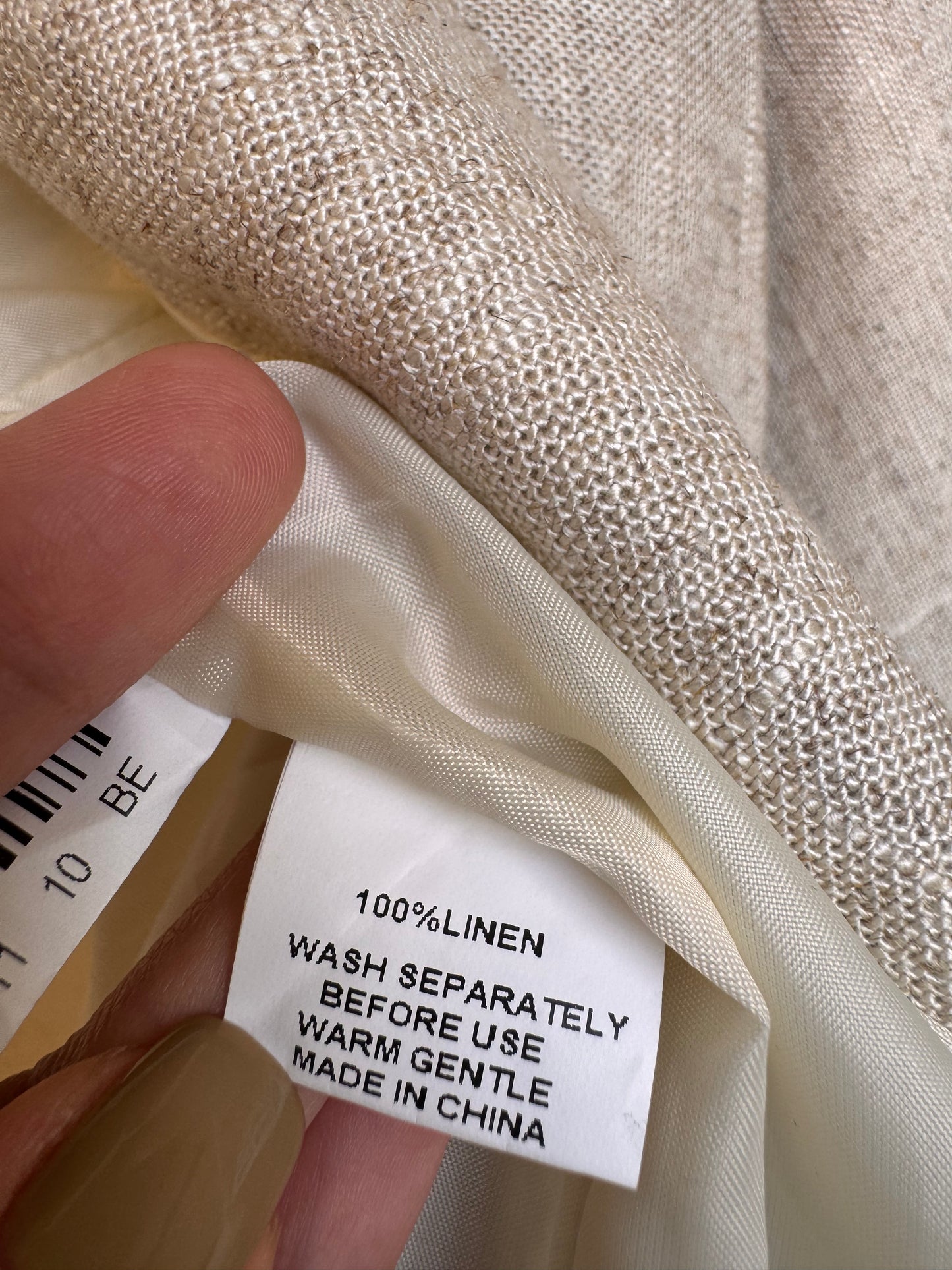 Oat Beige Linen Boxy Blazer – Timeless & Effortless Chic