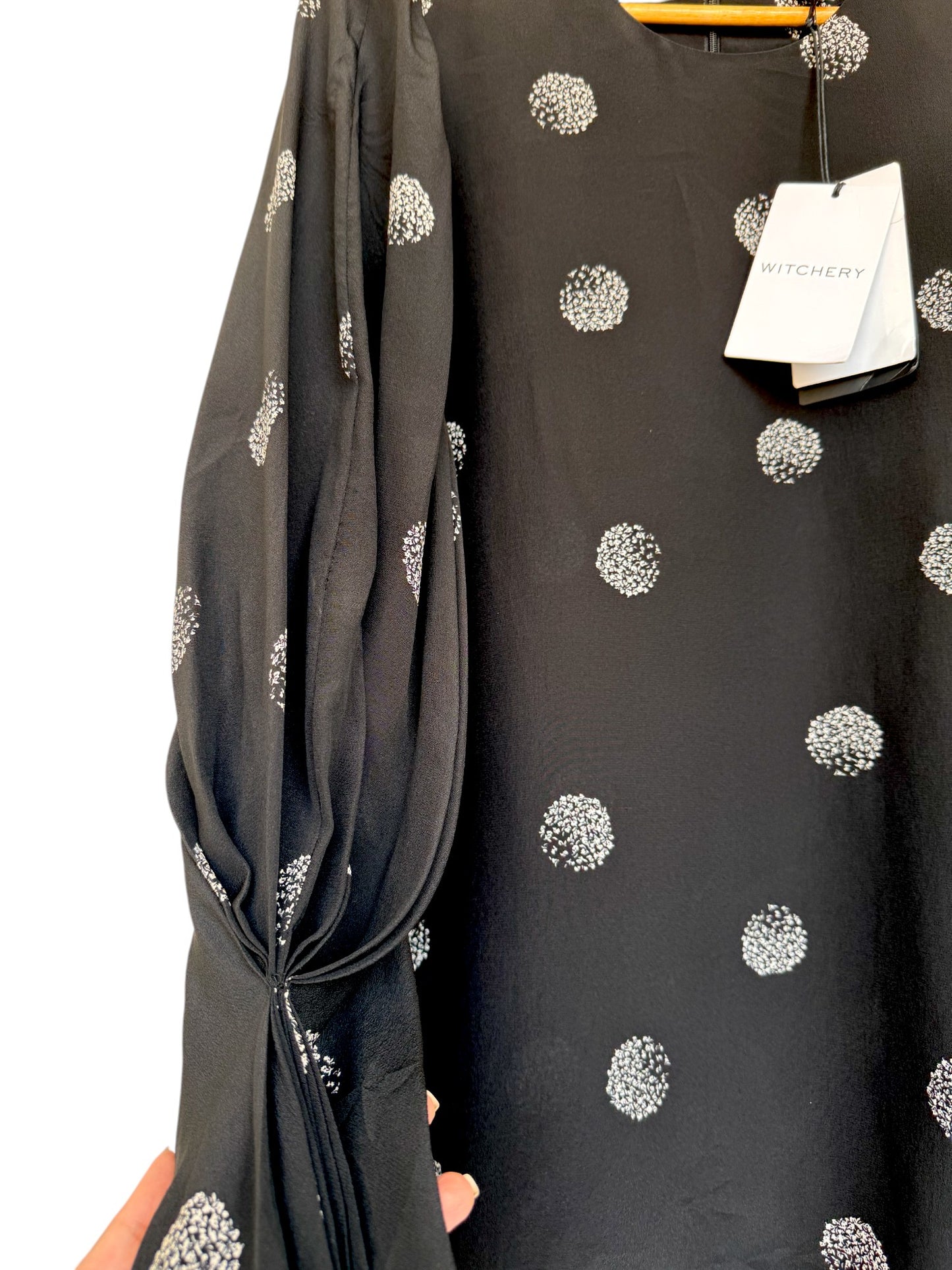 Wltchery Limited Edition 100% Silk Dandelion Print Blouse