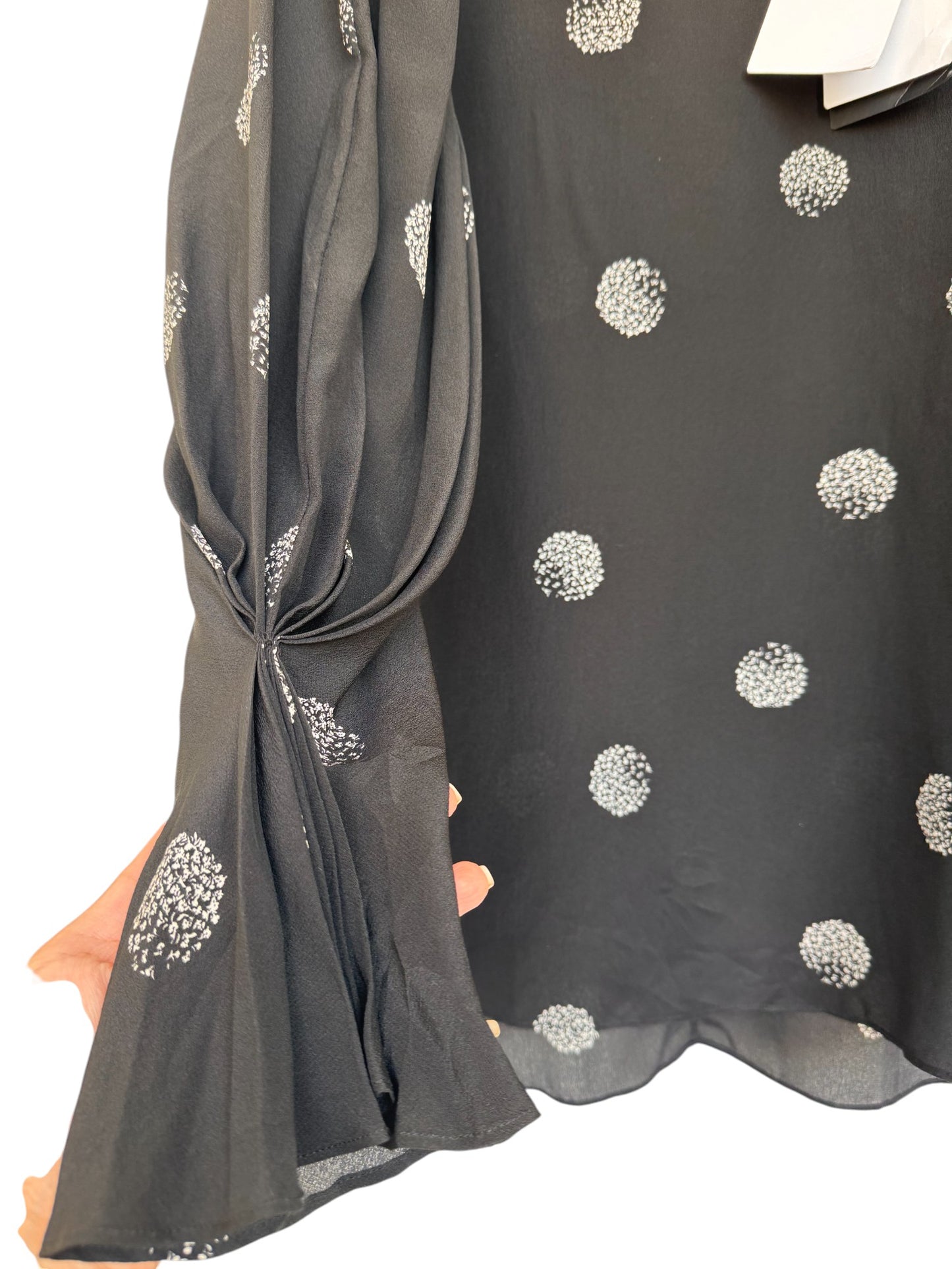 Wltchery Limited Edition 100% Silk Dandelion Print Blouse