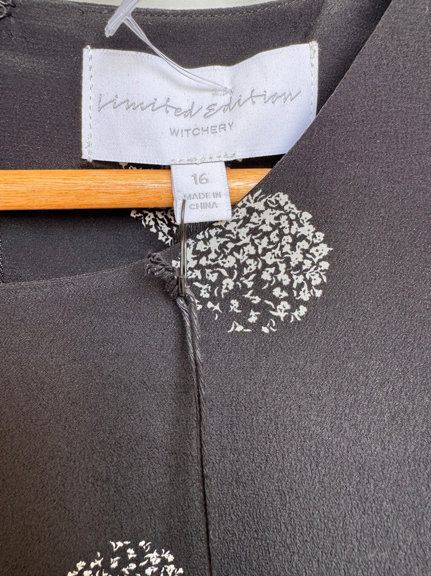 Wltchery Limited Edition 100% Silk Dandelion Print Blouse