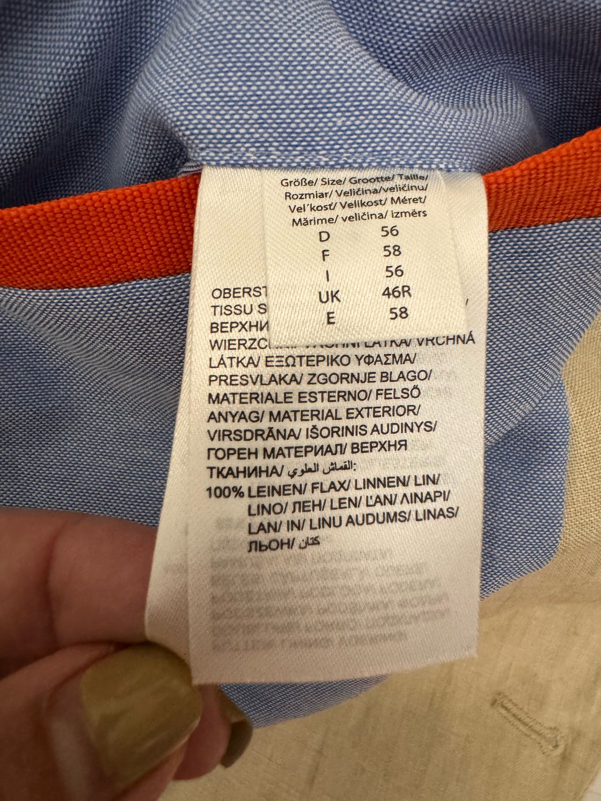 MONTEGO Men’s Beige Linen Tailored Office Jacket – Smart Lightweight Blazer