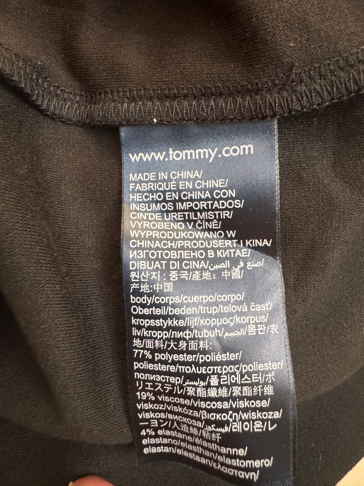 Tommy Hilfiger Black Sleeveless Bodycon Dress – Effortless Casual Chic