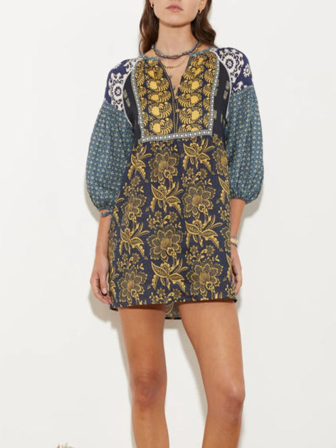 Boteh Florimonde Smock Dress – Timeless Boho Elegance