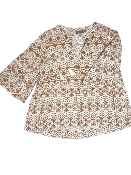 Sussan Boho Print Long Sleeve Relaxed Top
