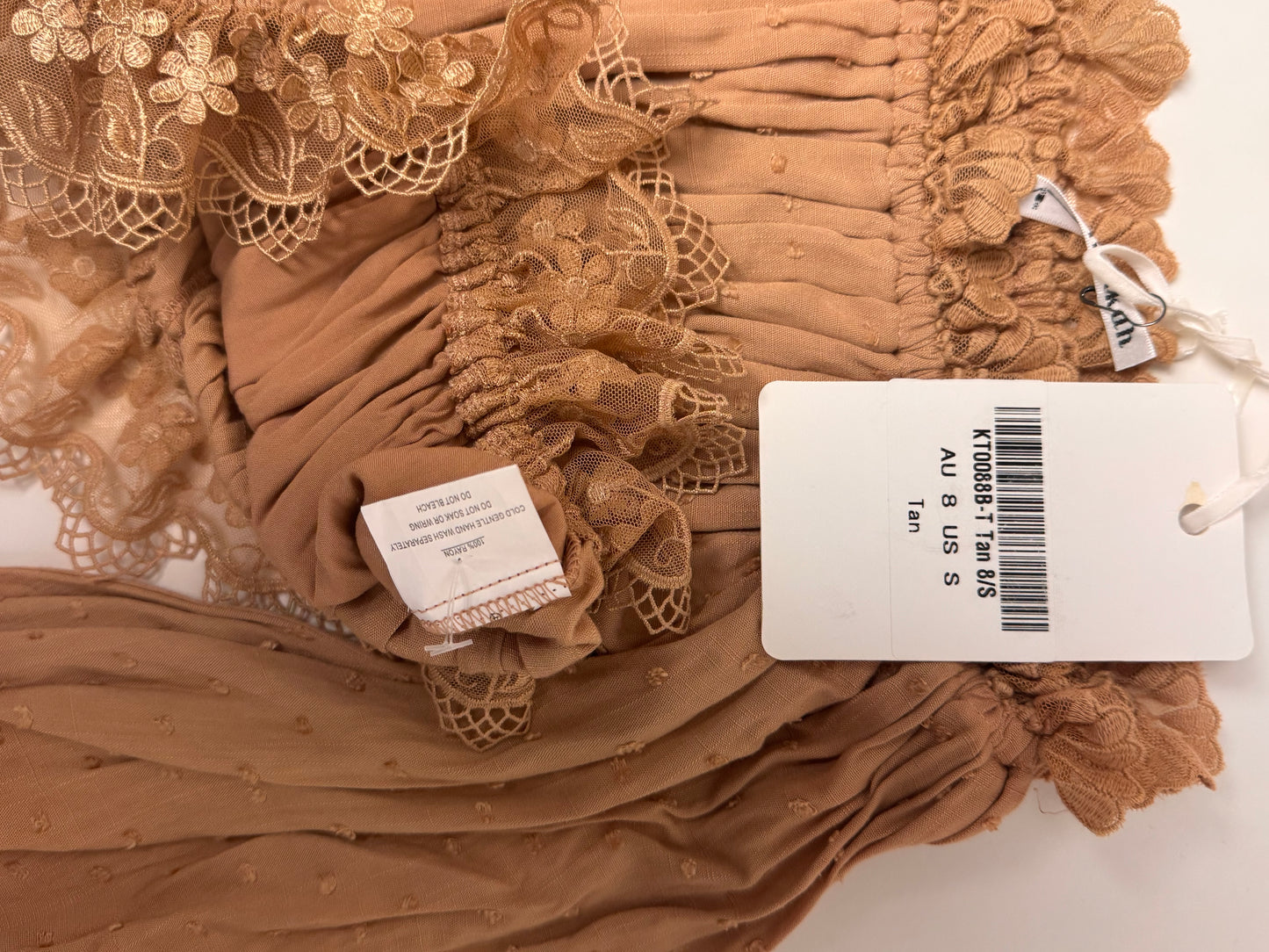 Indikah Boho Off-Shoulder Crop Top – Lantern Sleeves