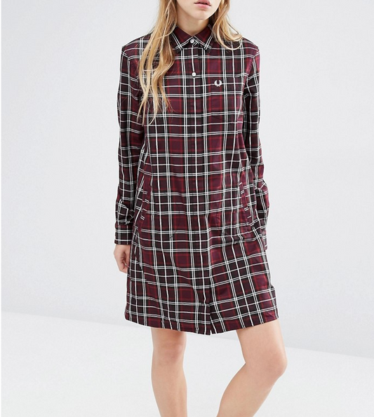 Fred Perry Tartan Checked Dress Shirt – Streetwear Cool with a Retro Edge