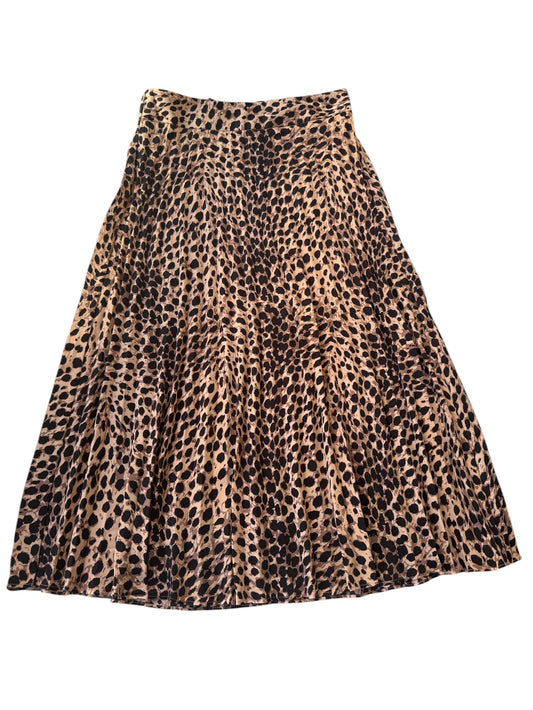 Pimkie Pleated Animal Print Midi Skirt – Effortless Chic