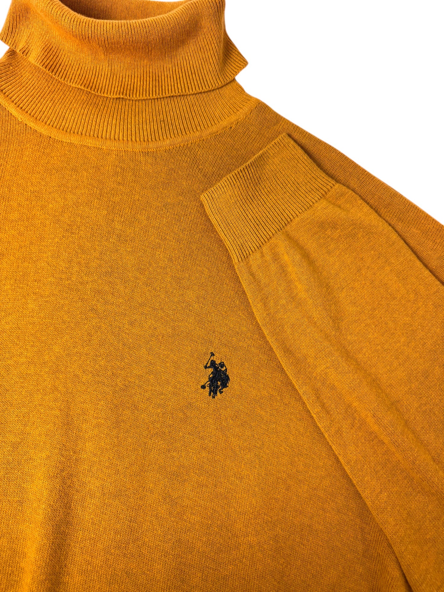Vintage US Polo Assn.  Mustard Turtleneck Sweater