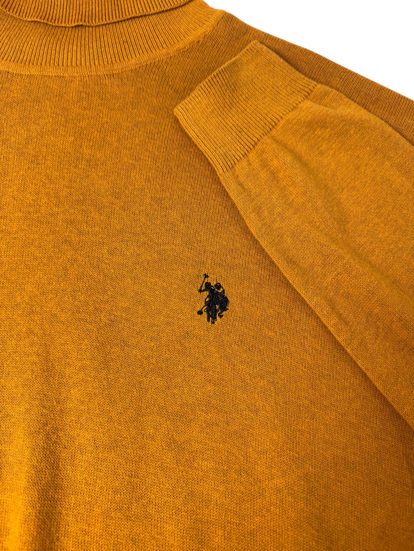 Vintage US Polo Assn.  Mustard Turtleneck Sweater