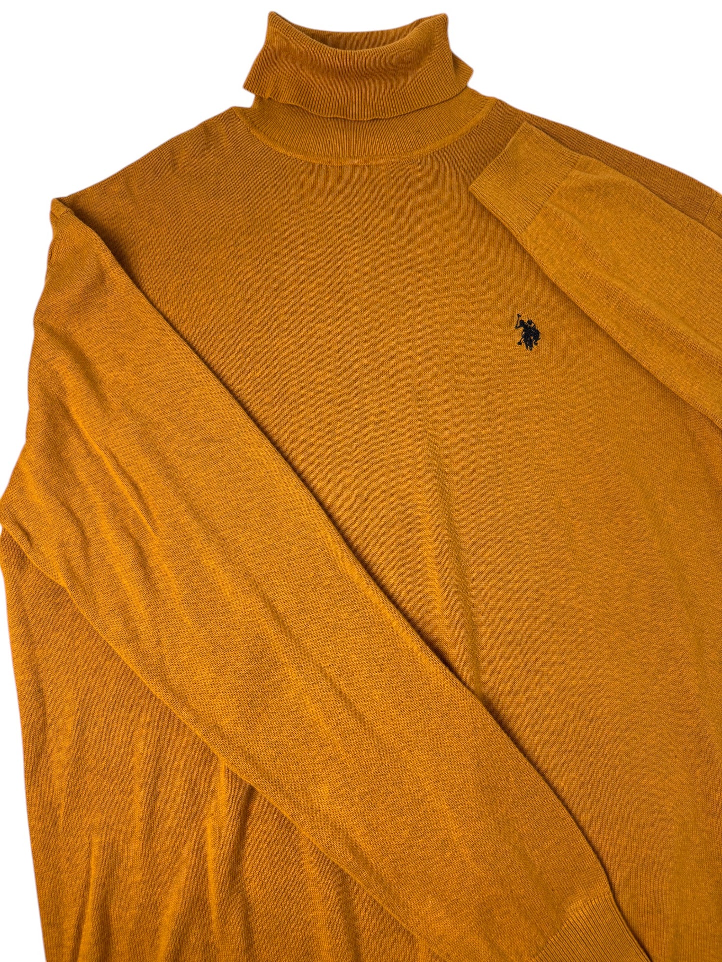 Vintage US Polo Assn.  Mustard Turtleneck Sweater