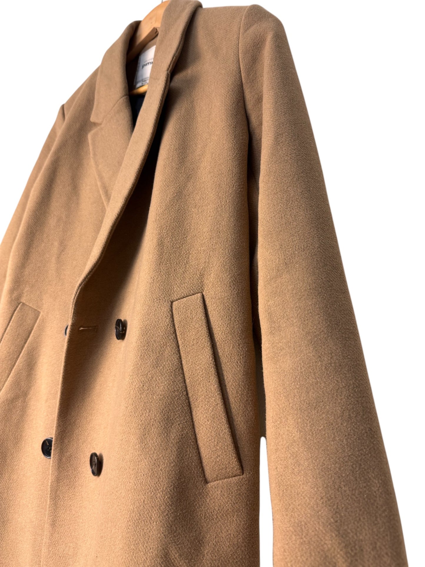 Pimkie Wool-Blend Camel Trench Coat