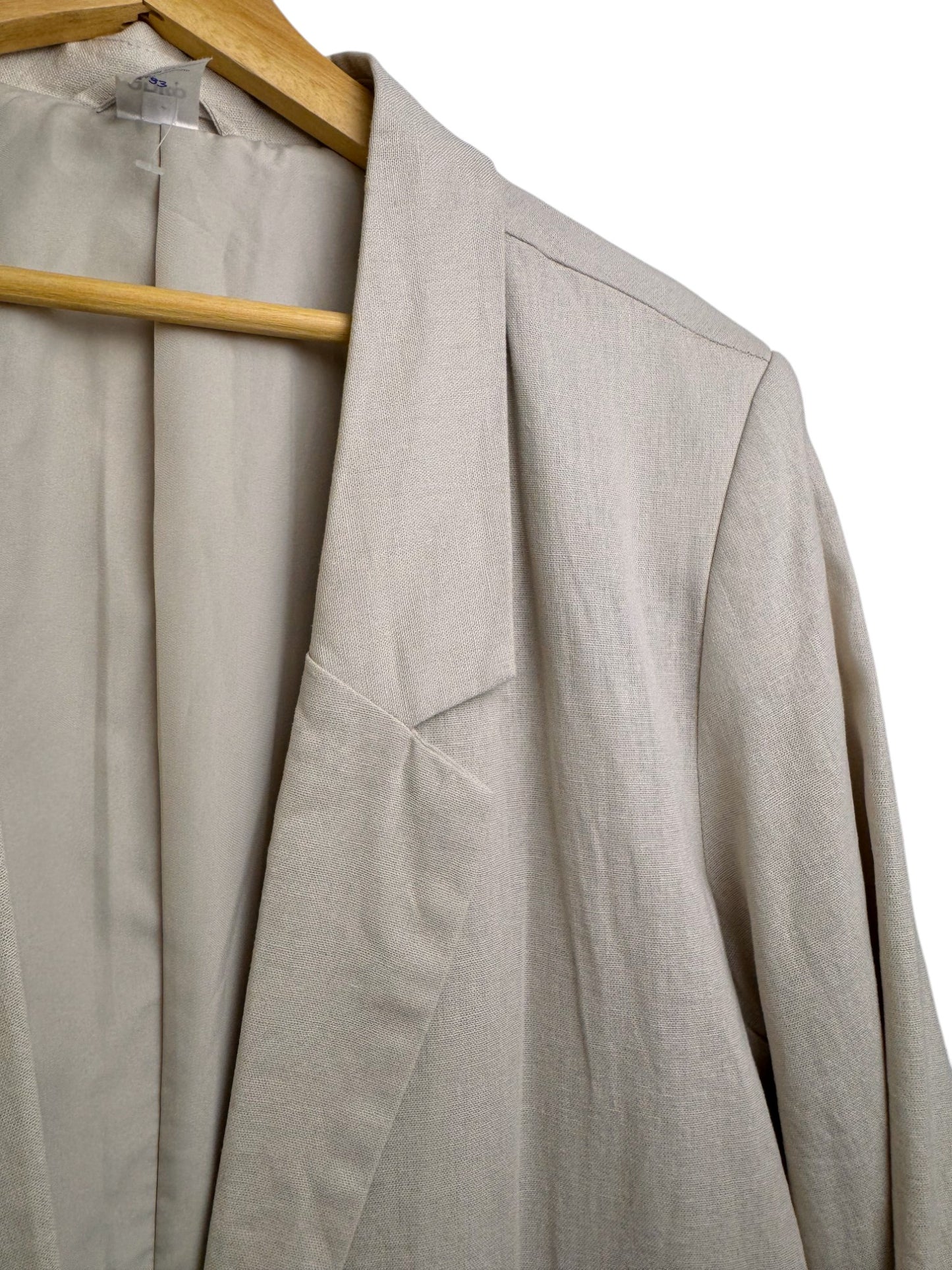 Anko Linen Blend Oversized Oat Blazer