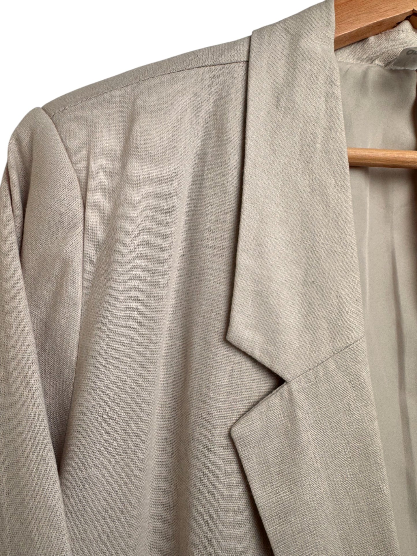 Anko Linen Blend Oversized Oat Blazer