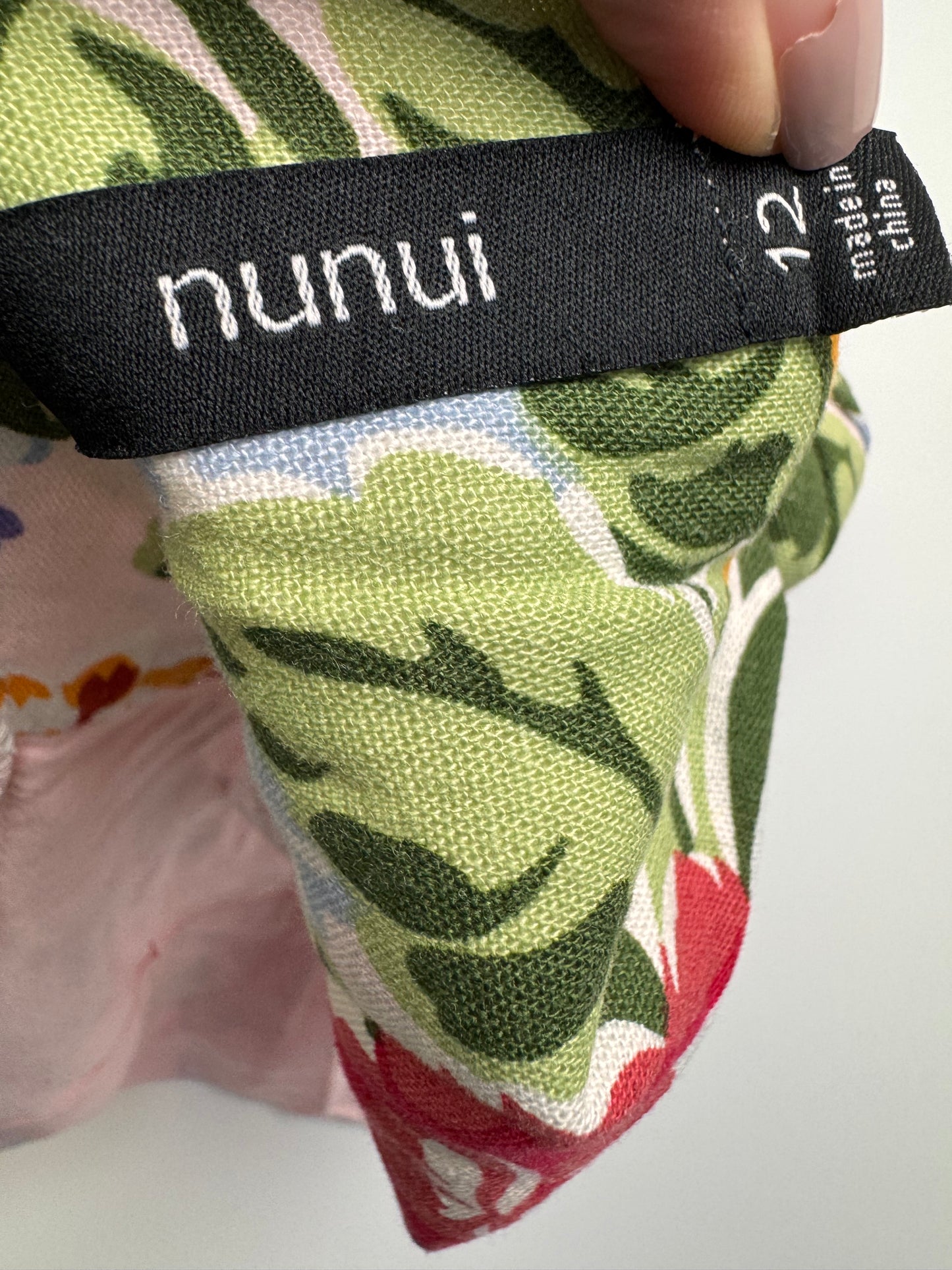 Nunui Front Tie Floral Cropped Top – Romantic Puff Sleeves