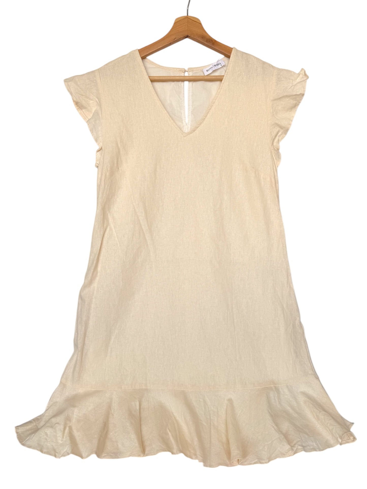 Betty Basics Cream White Linen Dress – Effortless Summer Chic