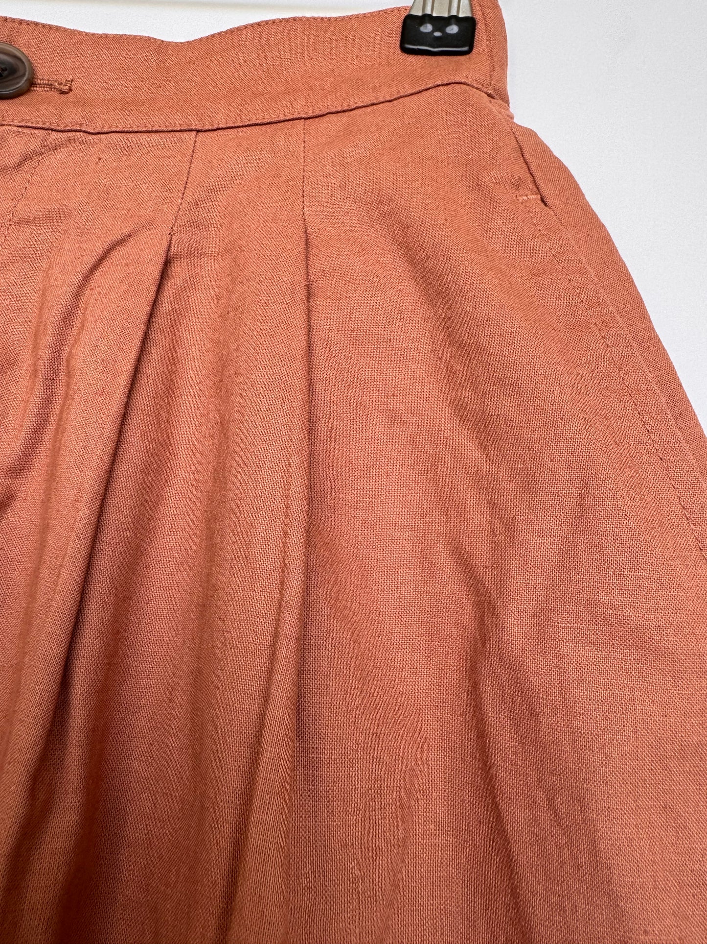 Terracotta Wide-Leg Culottes