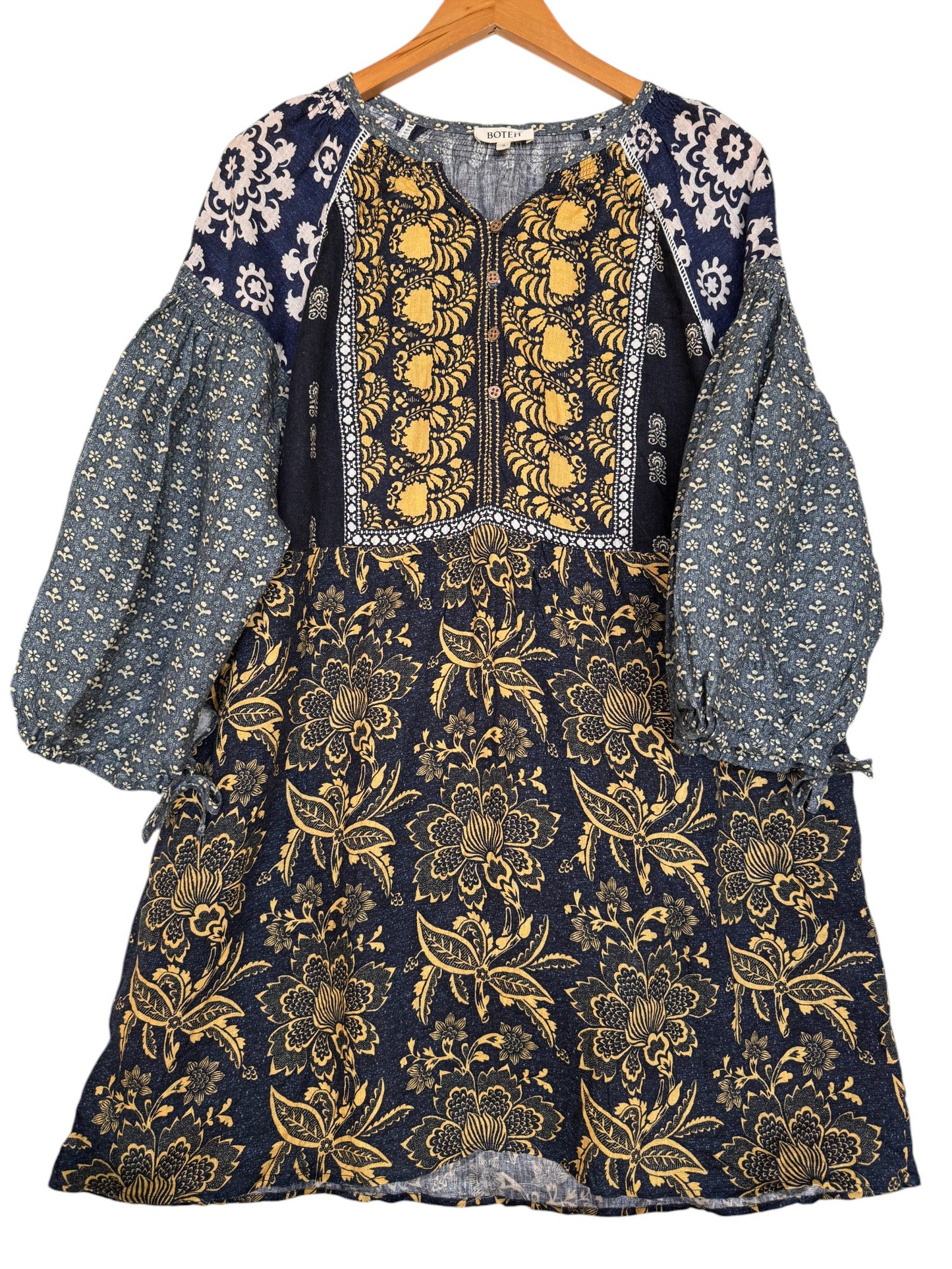 Boteh Florimonde Smock Dress – Timeless Boho Elegance