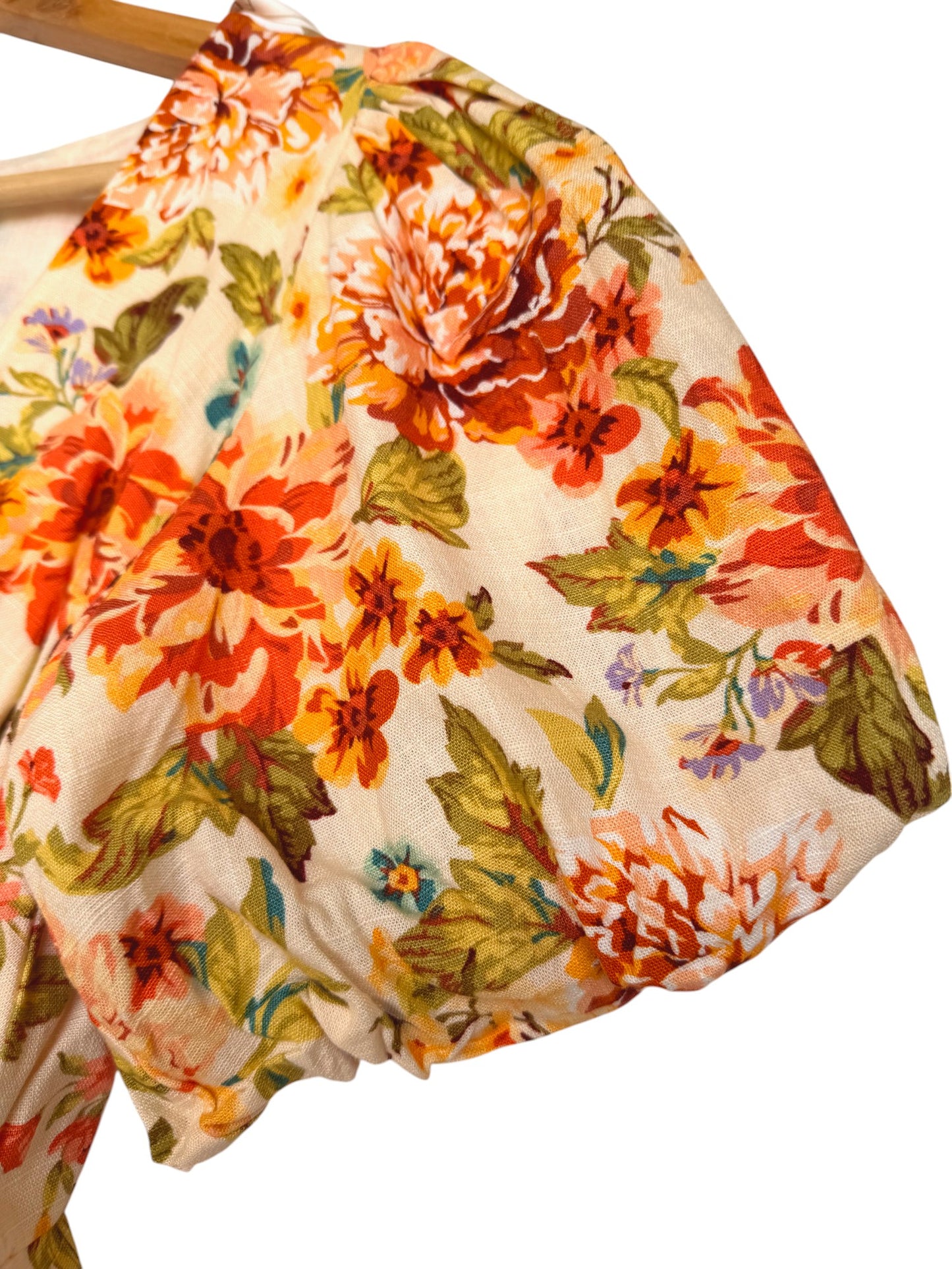 EDIT White Closet Yellow Floral Mini Wrap Dress – Chic & Feminine