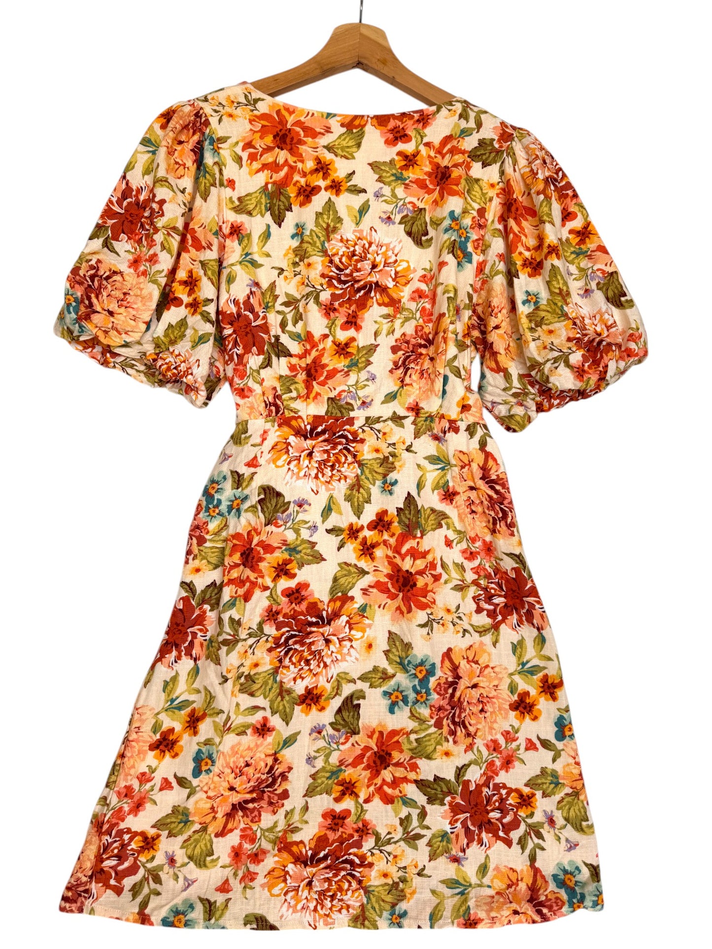 EDIT White Closet Yellow Floral Mini Wrap Dress – Chic & Feminine