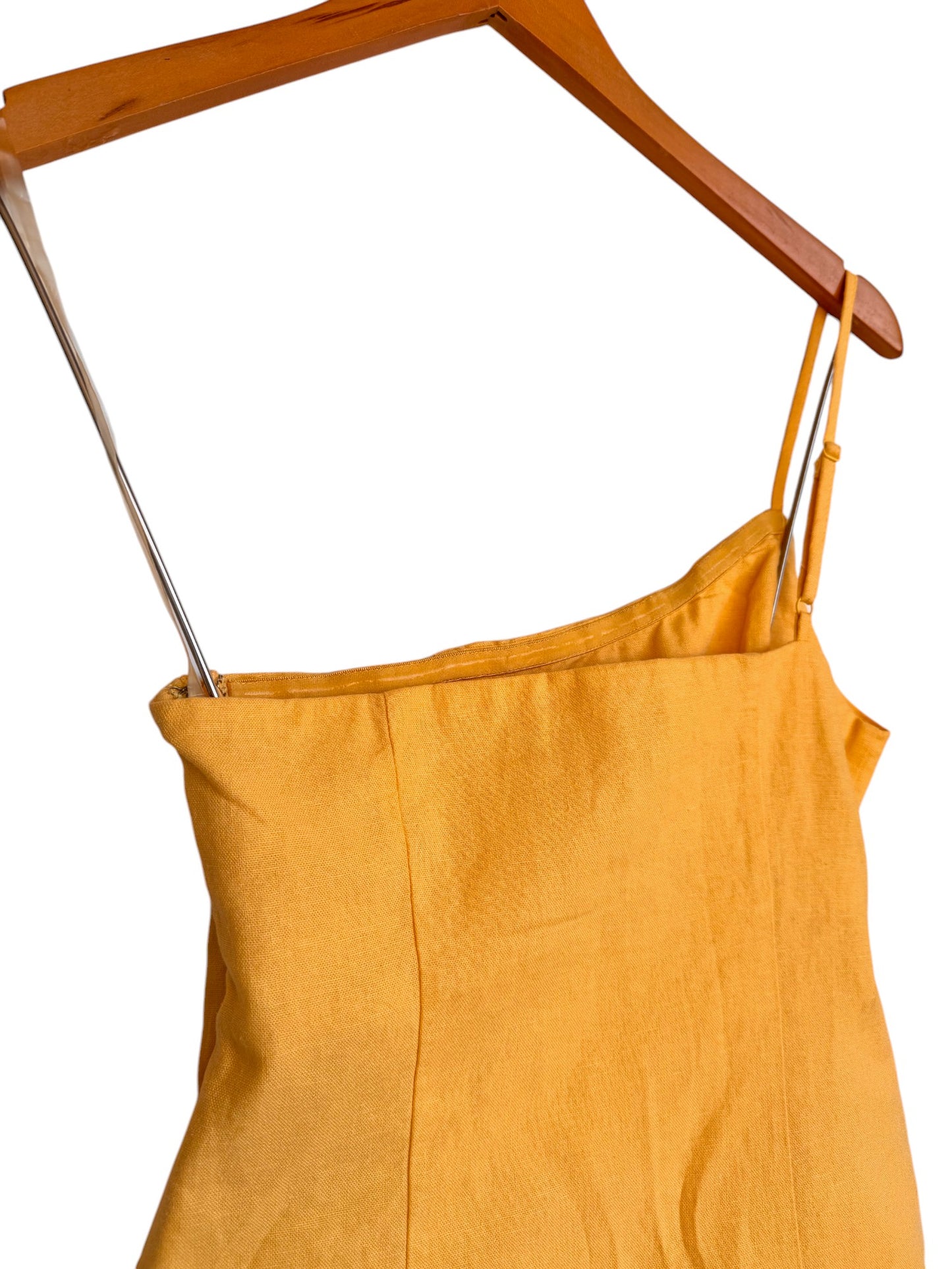 Glassons Asymmetrical One-Shoulder Yellow Mini Dress – Chic & Effortless