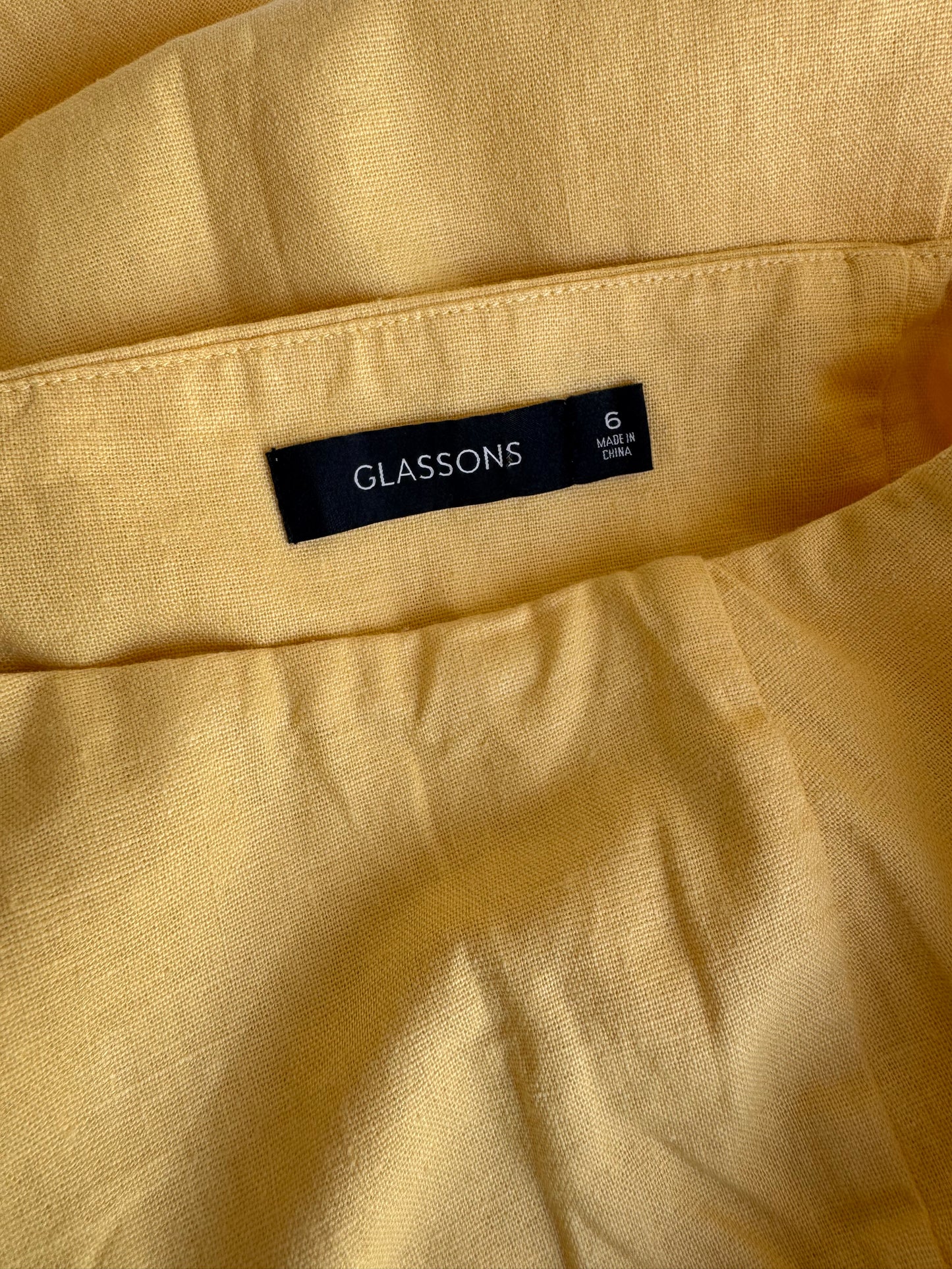 Glassons Asymmetrical One-Shoulder Yellow Mini Dress – Chic & Effortless
