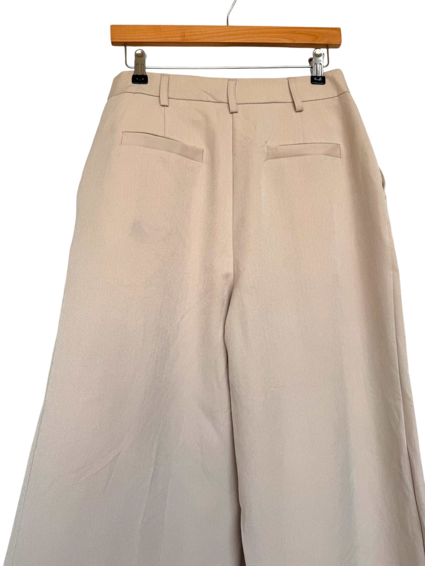 Glassons Wide Leg Trousers in Natural Beige – New with Tags