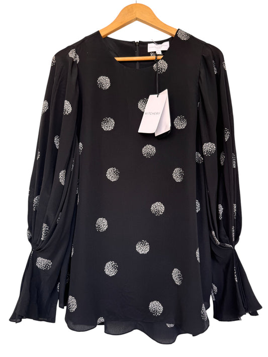 Wltchery Limited Edition 100% Silk Dandelion Print Blouse
