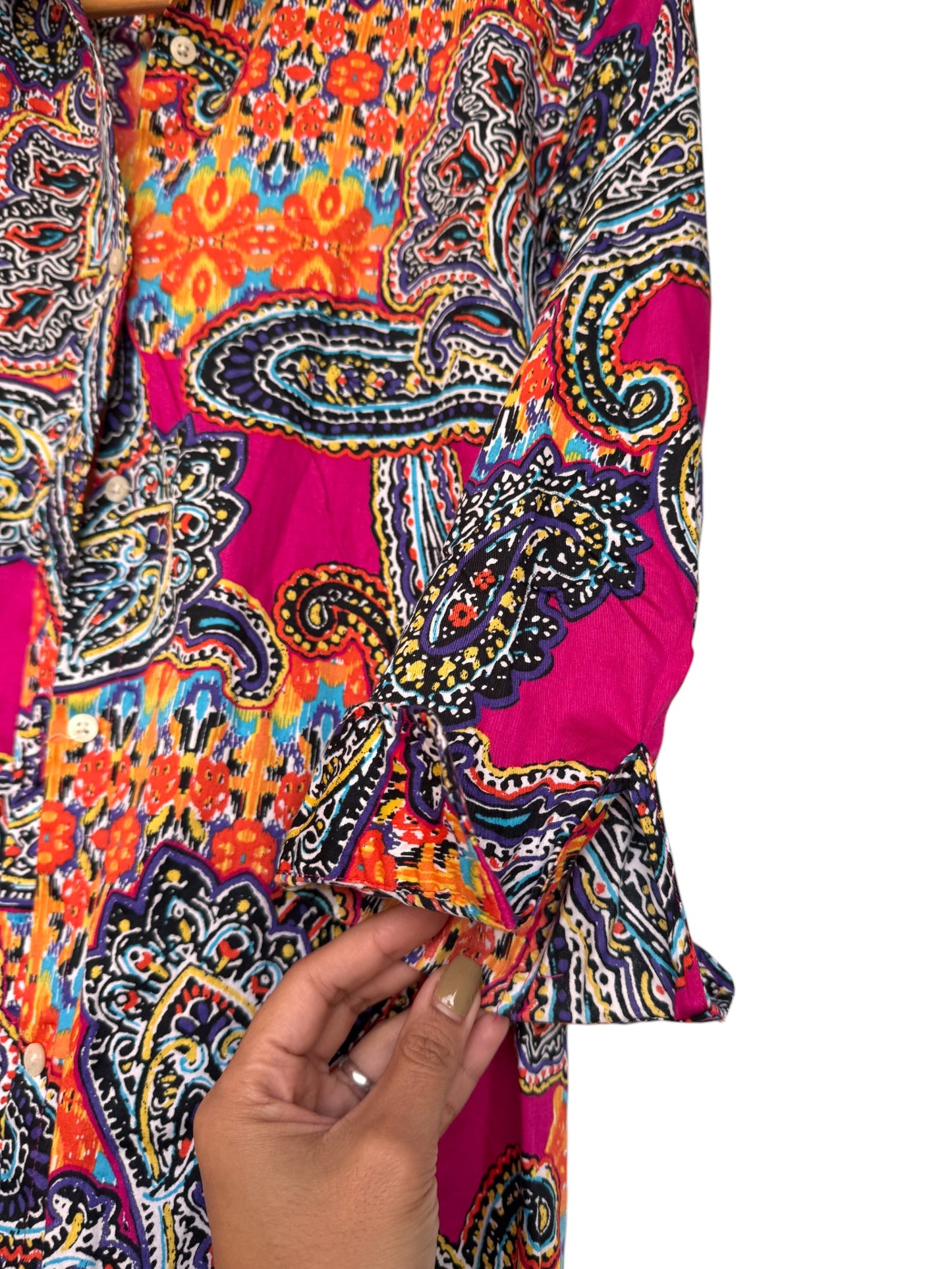 Ralph Lauren Multi-colored Paisley Shirt – Vibrant & Timeless