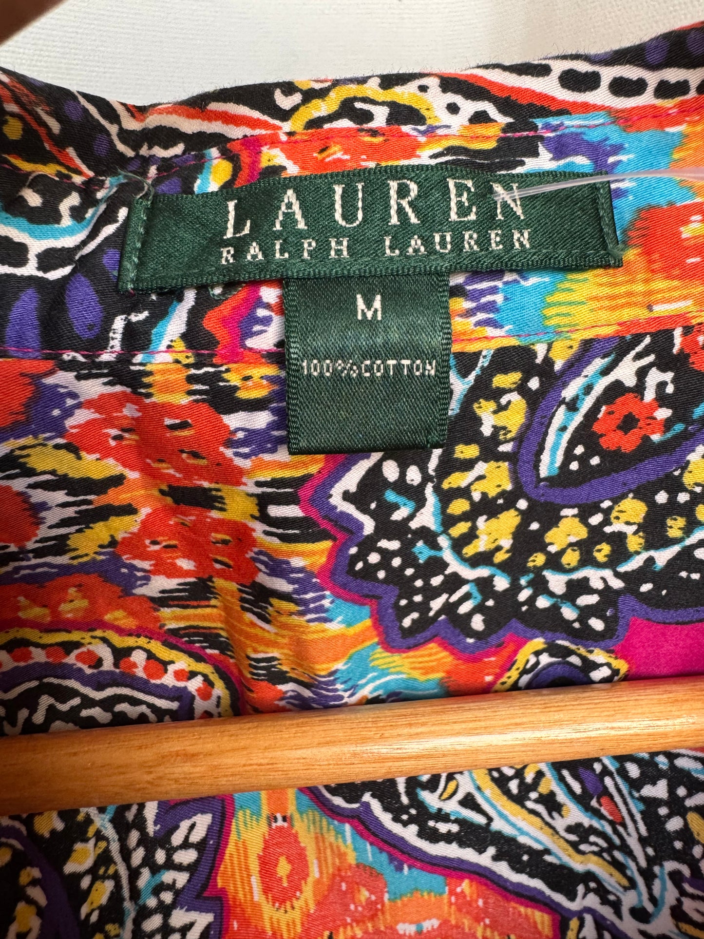 Ralph Lauren Multi-colored Paisley Shirt – Vibrant & Timeless