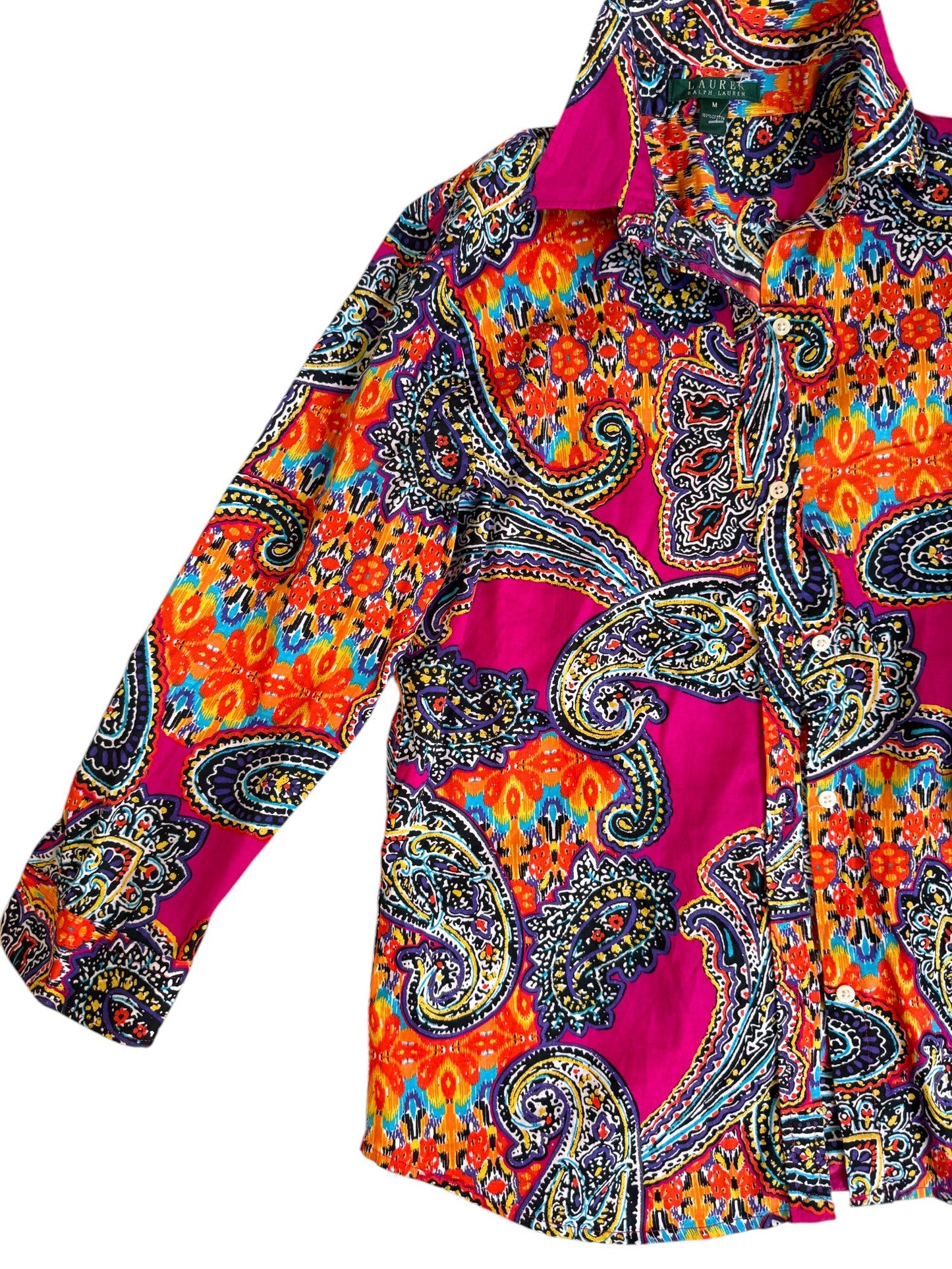 Ralph Lauren Multi-colored Paisley Shirt – Vibrant & Timeless