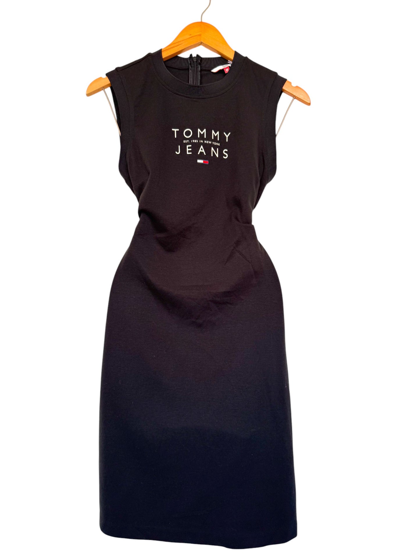 Tommy Hilfiger Black Sleeveless Bodycon Dress – Effortless Casual Chic