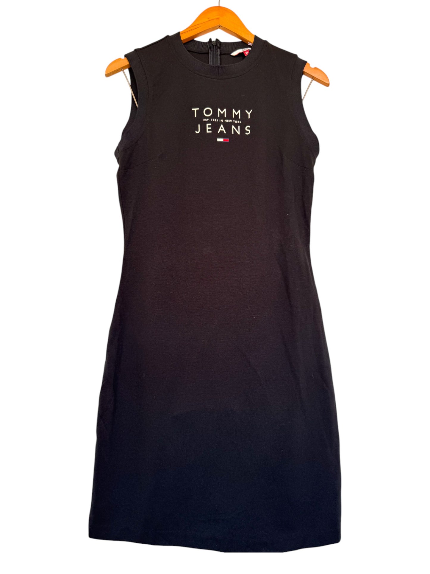 Tommy Hilfiger Black Sleeveless Bodycon Dress – Effortless Casual Chic