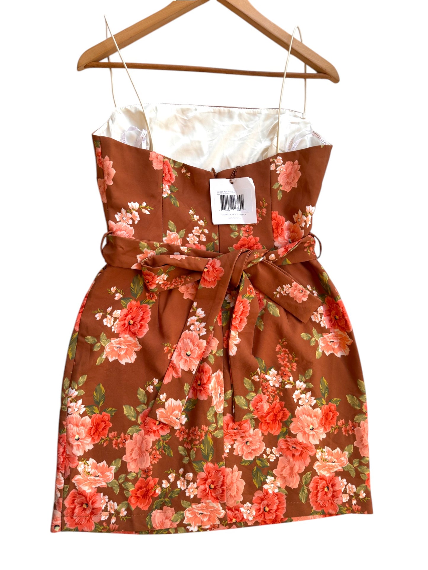Pasduchas Cinnamon Floral Mini Dress