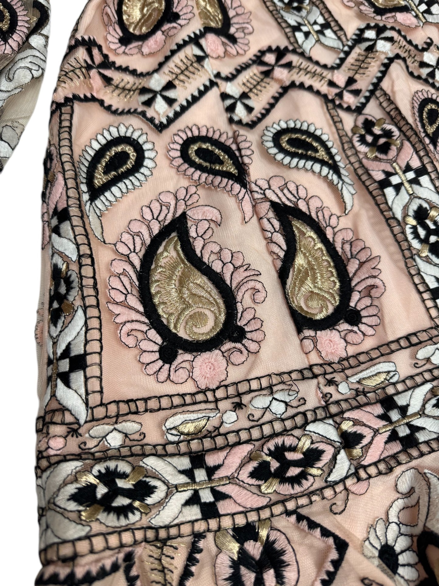 M0ssman "The Affirmation" Embroidered Mini Dress