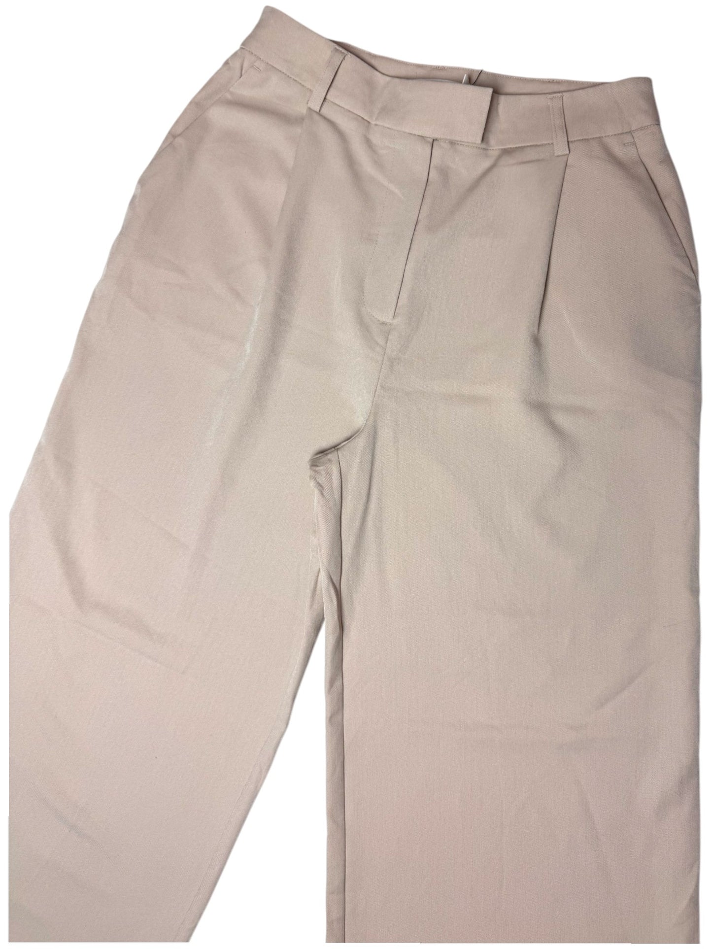 Glassons Wide Leg Trousers in Natural Beige – New with Tags