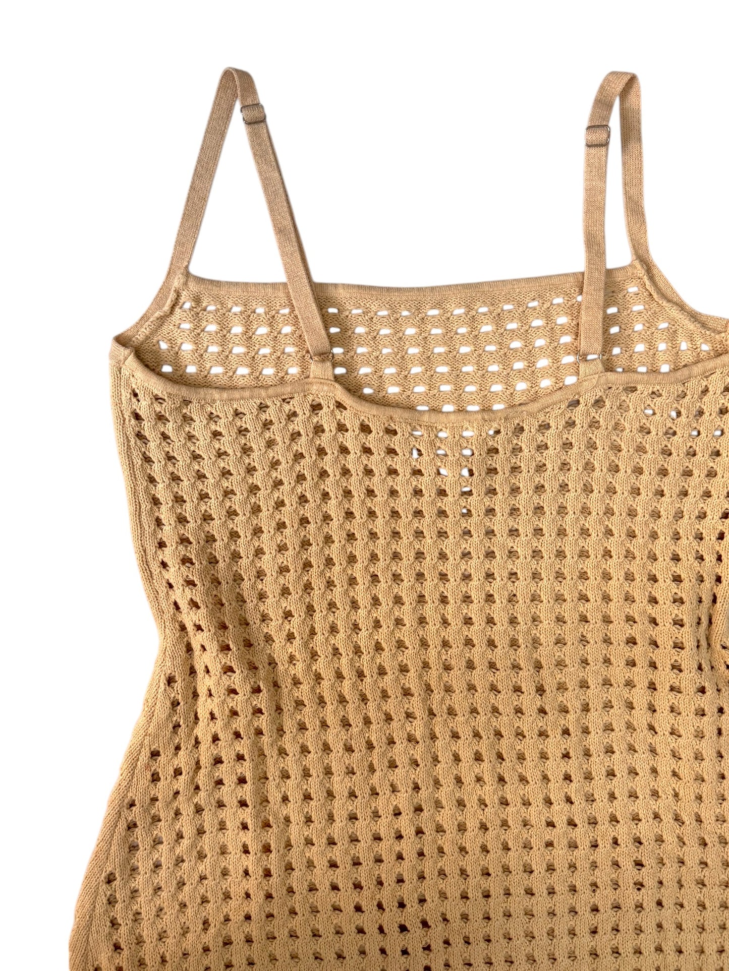 Subtitled Oat Crochet Knit Maxi Beach Dress