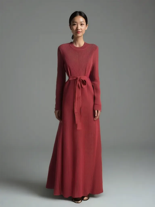 Whyte Valentine Knitted Maxi Dress