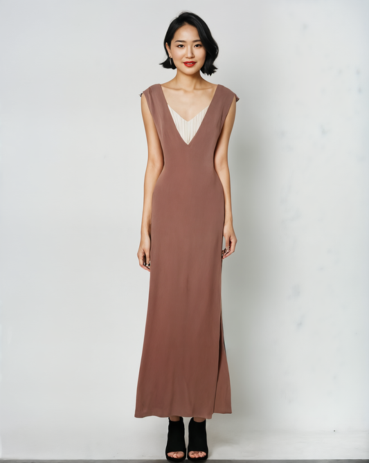 Sleeveless Knit Maxi Dress