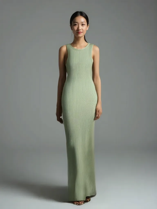 Sleeveless Bodycon Maxi Dress