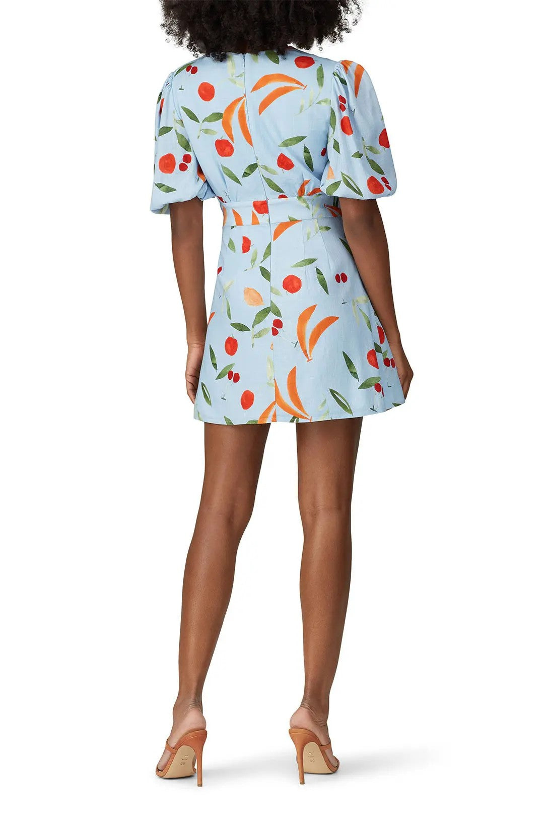 Finders Keepers Calypso Short Sleeve Summer Mini Dress - Floral