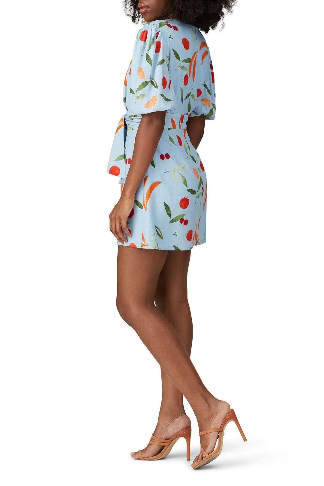 Finders Keepers Calypso Short Sleeve Summer Mini Dress - Floral
