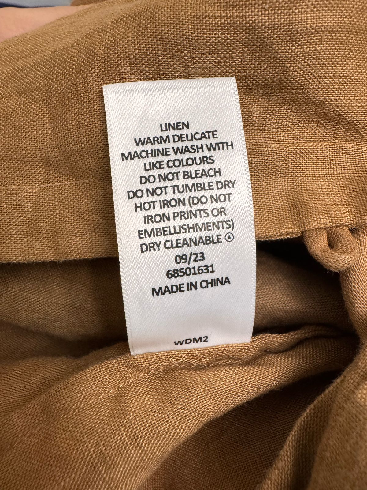 Linen Lantern Sleeve Button-Down Top | Preview